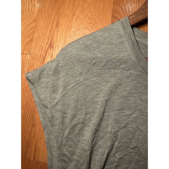 Madewell Olive Midi Shirt Dress – Button Front Utility Chic Minimalist Modern Of - Picture 6 of 6